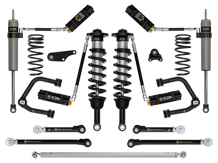 ICON 2025-2026 Toyota 4Runner 4WD, 1.25-3" Lift, Stage 10 Suspension System, Tubular