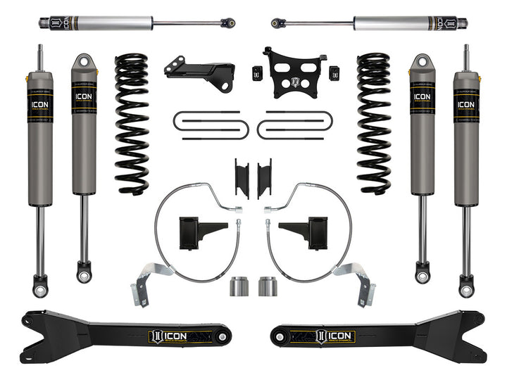 ICON 2023-2026 Ford F-250/F-350 Super Duty 4WD, Diesel, 4.5" Lift, Stage 3 Suspension System w/ Radius Arms