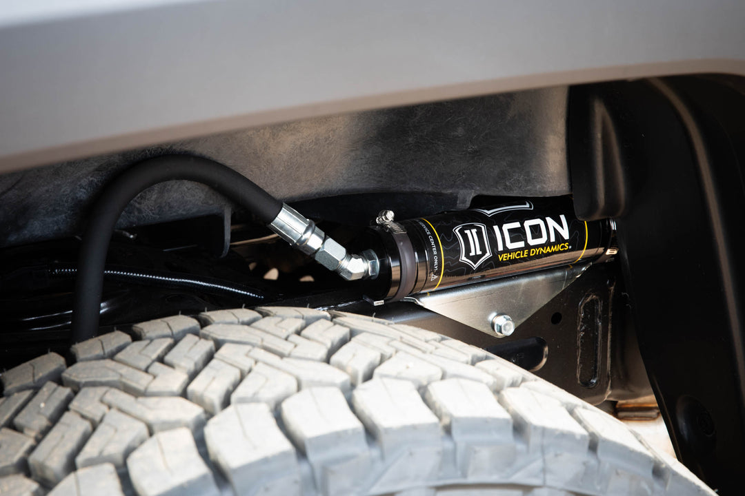 ICON 2024-2026 Toyota Tacoma, 0-1” Lift, Rear, V.S. 2.5 Aluminum Series Shock Absorbers, Remote Reservoir, Pair