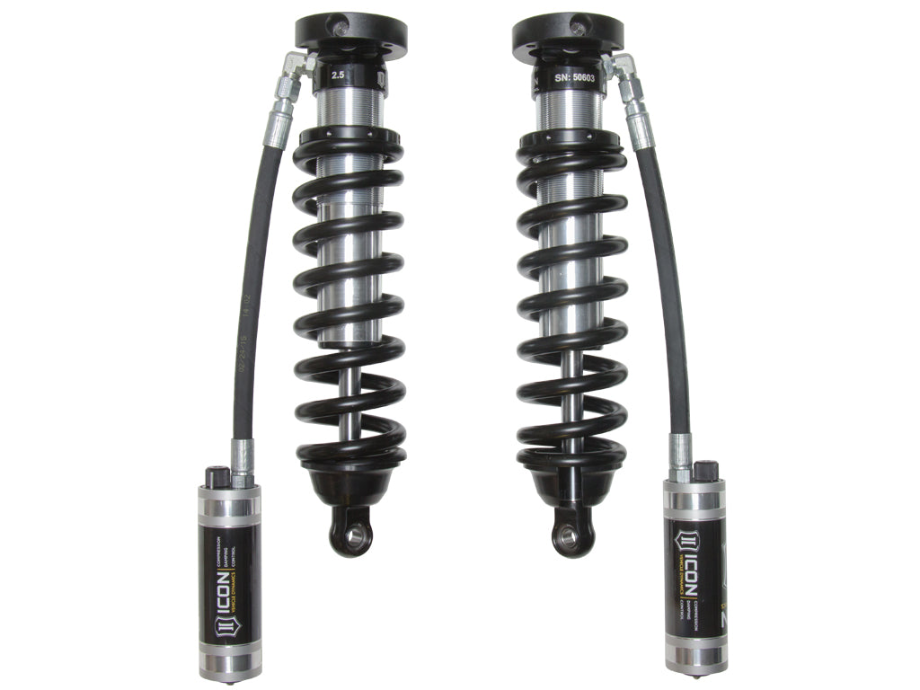 ICON 1996-2002 Toyota 4Runner, 0-3" Lift, Front, V.S. 2.5 Series Coilover Kit, Remote Reservoir, Pair