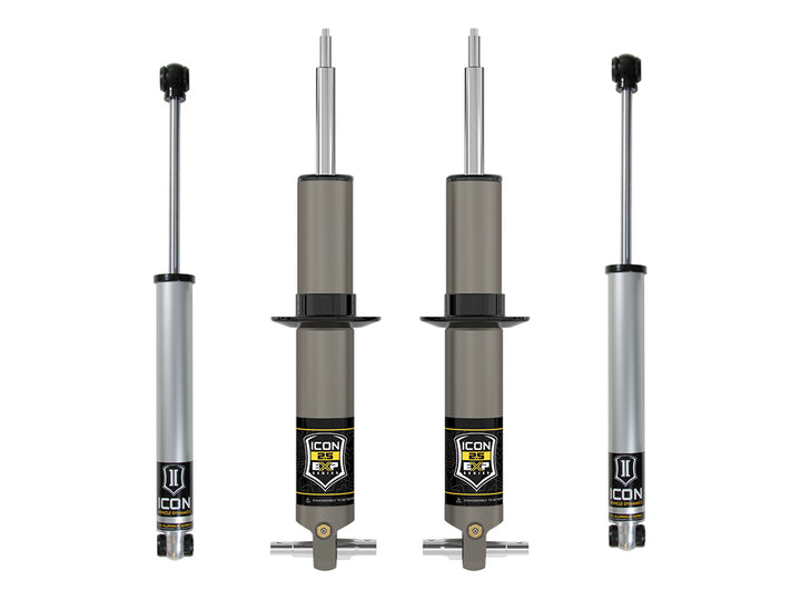 ICON 2019-2026 Chevrolet Silverado 1500/GMC Sierra 1500, 2.375-3.75" Lift, Stage 1 EXP Suspension System