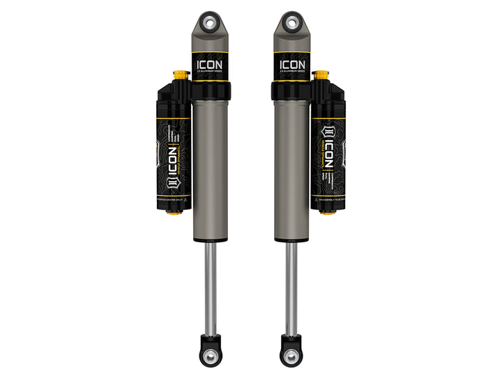 ICON 2021-2026 Ford F-150 2WD, 0-1" Lift, Rear, V.S. 2.5 Aluminum Series Shock Absorbers, Piggyback Reservoir w/ CDXS, Pair
