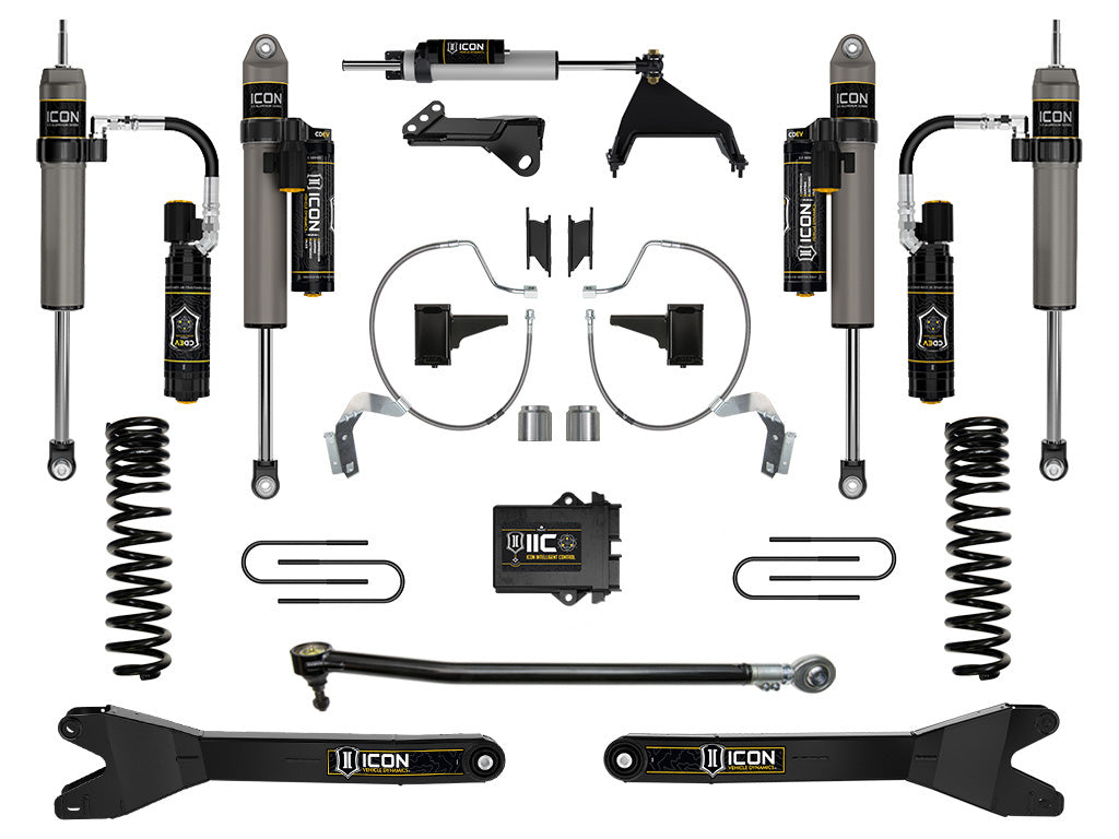 ICON 2023-2026 Ford F-250/F-350 Super Duty 4WD, Diesel, 4.5" Lift, Stage 8 Suspension System w/ Radius Arms