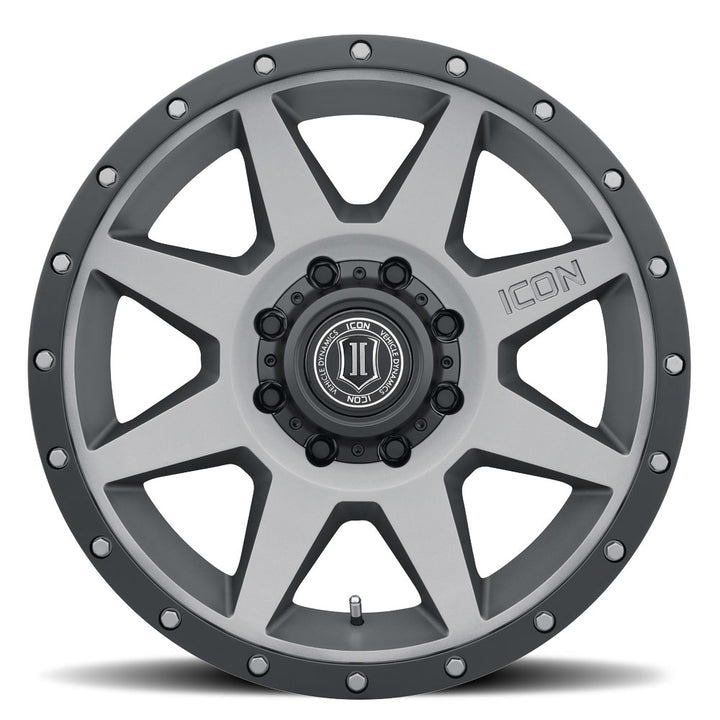 ICON Alloys Rebound, Titanium, 20 x 9 / 8 x 6.5, 12mm Offset, 5.5" Backspace