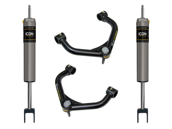 ICON 2011-2019 GM 2500/3500 HD, 0-2” Lift, V.S. 2.5 Aluminum Series Shock System, Internal Reservoir, Tubular