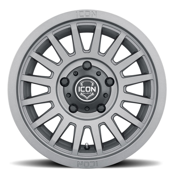 ICON Alloys Recon SLX, Charcoal, 18 x 9 / 5 x 5, -12mm Offset, 4.5" BS