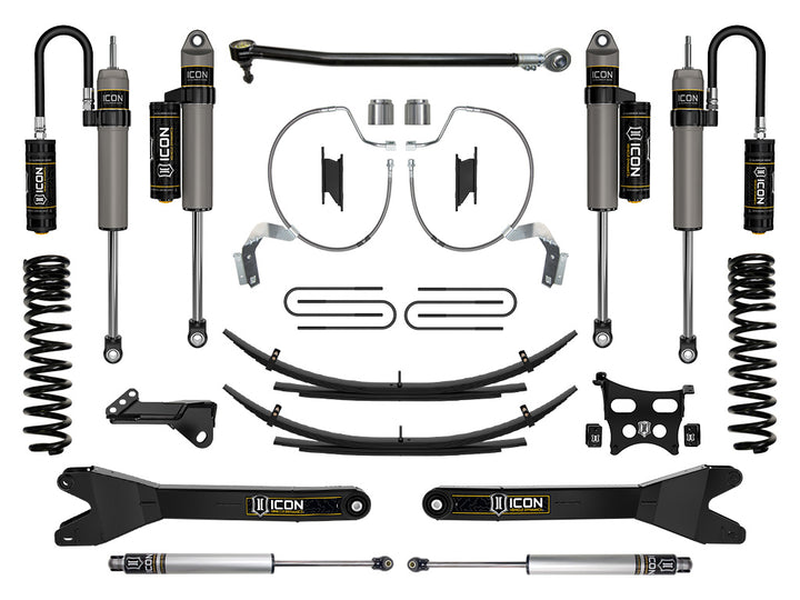 ICON 2023-2026 Ford F-250/F-350 Super Duty 4WD, Gas, 4.5" Lift, Stage 4 Suspension System w/ Radius Arms & Expansion Packs