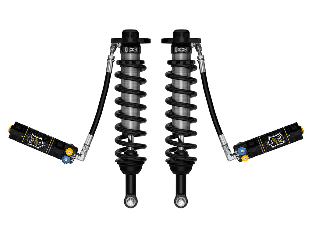 ICON 2021-2026 Ford F-150 2WD, 0-3" Lift, Front, V.S. 2.5 Series Coilovers, Extended Travel, Remote Reservoir w/ CDXS, Pair