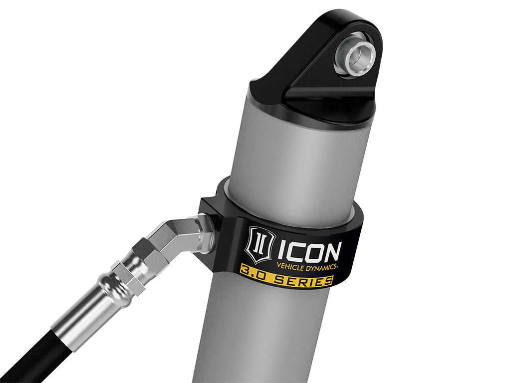 ICON 2005-2026 Ford Super Duty, 0-3” Lift, Rear, V.S. 3.0 Series Shock Absorbers, Remote Reservoir w/ CDCV, Pair