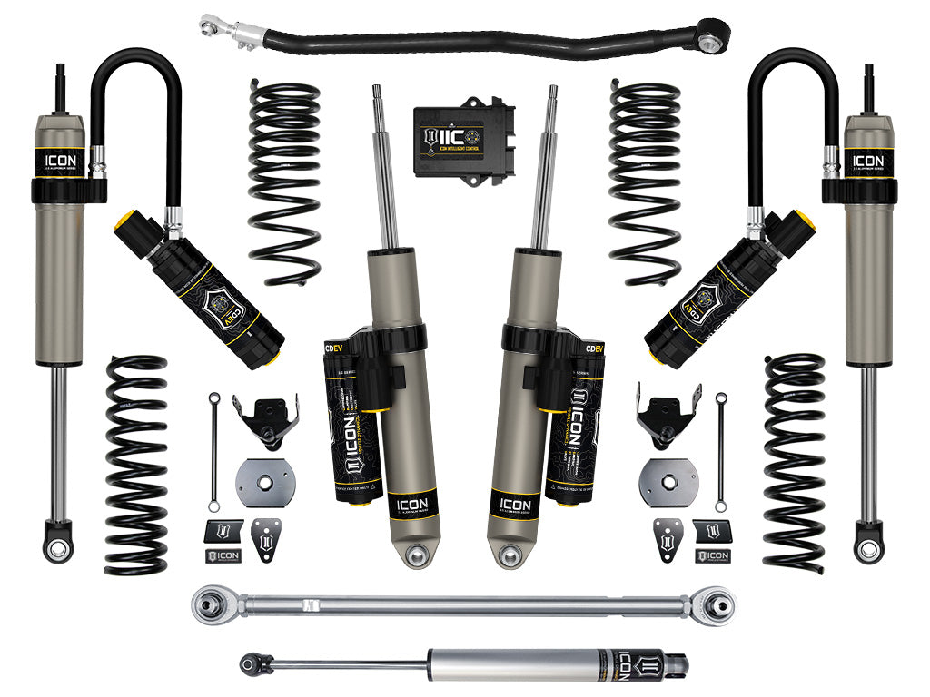 ICON 2014-2026 Ram 2500 4WD, Diesel, Coil Spring Rear, 4.5" Lift, Stage 5 Suspension System, w/ Performance Rear Coil Springs