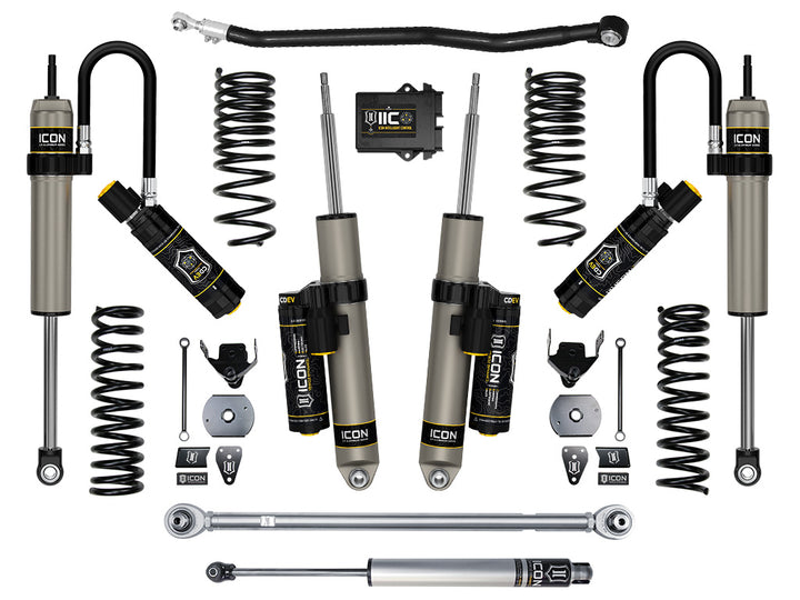 ICON 2014-2026 Ram 2500 4WD, Diesel, Coil Spring Rear, 4.5" Lift, Stage 5 Suspension System, w/ Performance Rear Coil Springs