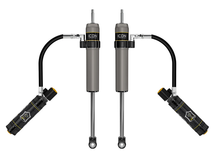 ICON 2022-2026 Toyota Tundra, 3-3.5" Lift, Rear, V.S. 2.5 Aluminum Series Shock Absorbers, Remote Reservoir w/ CDEV, Pair