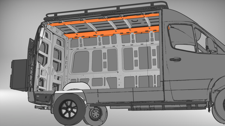 Sprinter   144 Ceiling Structure Kit