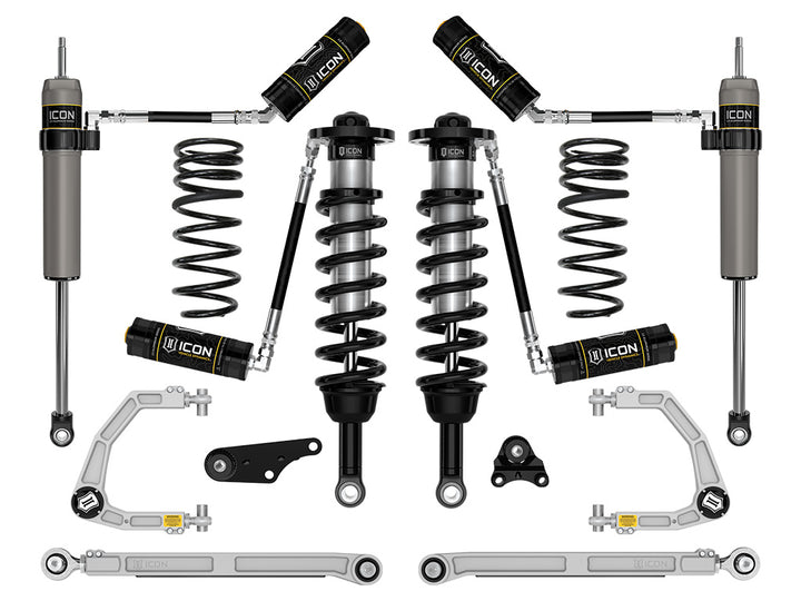 ICON 2024-2026 Toyota Tacoma 1.25-3" Lift, Stage 7 Suspension System, Billet, Overland Rear Springs