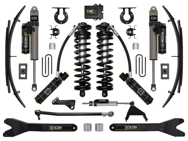 ICON 2023-2026 Ford F-250/F-350 Super Duty 4WD, 2.5-3" Lift, Stage 6 Coilover Conversion System with Radius Arms and Expansion Packs