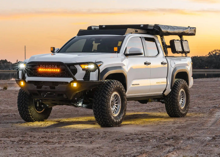 Hi-Lite Overland Toyota Tacoma Front Bumper 4th Gen (2024-2026) [Bull Bar] by Backwoods Adventure Mods | KOVA Offroad