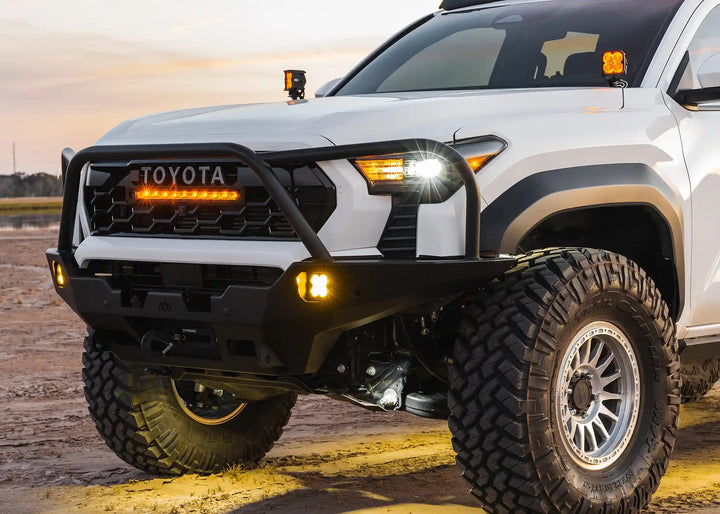 Hi-Lite Overland Toyota Tacoma Front Bumper 4th Gen (2024-2026) [Bull Bar] by Backwoods Adventure Mods | KOVA Offroad