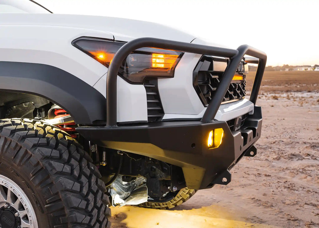 Hi-Lite Overland Toyota Tacoma Front Bumper 4th Gen (2024-2026) [Bull Bar] by Backwoods Adventure Mods | KOVA Offroad