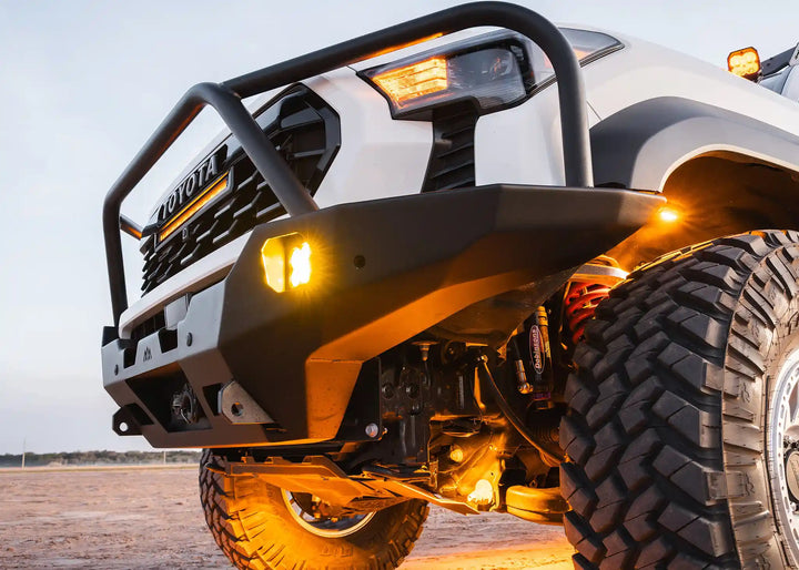 Hi-Lite Overland Toyota Tacoma Front Bumper 4th Gen (2024-2026) [Bull Bar] by Backwoods Adventure Mods | KOVA Offroad