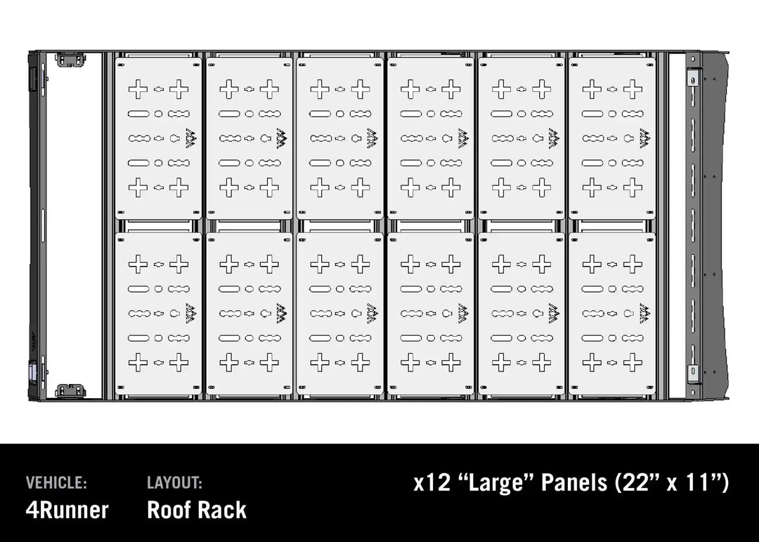 DRIFTR Roof Rack Deck Accessory Panels by Backwoods Adventure Mods | KOVA Offroad