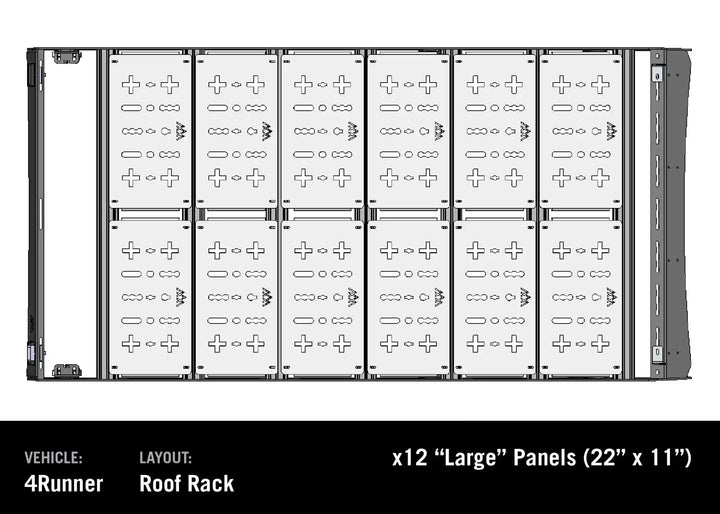 DRIFTR Roof Rack Deck Accessory Panels by Backwoods Adventure Mods | KOVA Offroad
