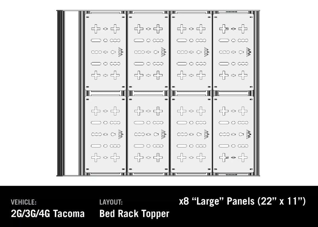 DRIFTR Roof Rack Deck Accessory Panels by Backwoods Adventure Mods | KOVA Offroad