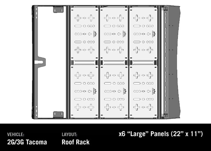 DRIFTR Roof Rack Deck Accessory Panels by Backwoods Adventure Mods | KOVA Offroad