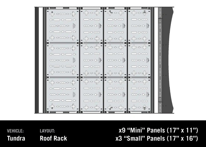 DRIFTR Roof Rack Deck Accessory Panels by Backwoods Adventure Mods | KOVA Offroad