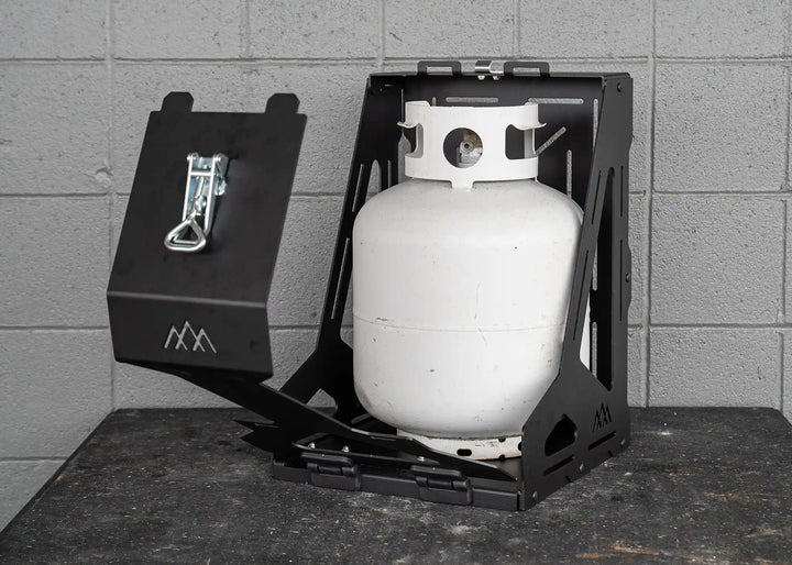 Jerry's Can Holder - Dual Universal Jerry Can Carrier by Backwoods Adventure Mods | KOVA Offroad