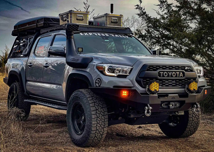 Hi-Lite Overland Toyota Tacoma Front Bumper 3rd Gen (2016-2023) [No Bull Bar] by Backwoods Adventure Mods | KOVA Offroad