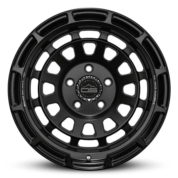 Overland Sector Badlander Forged 17x9 -18 5x127mm 71.5mm All Satin Black by Overland Sector | KOVA Offroad