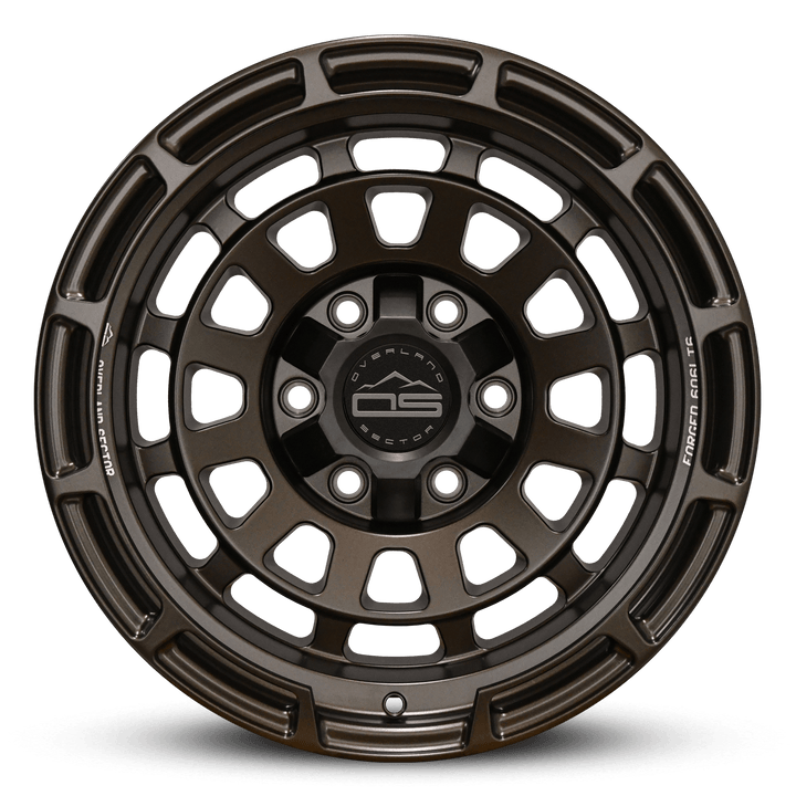 Overland Sector Badlander Forged 17x9 +0 6x135/6x139.7mm 106.1mm All Satin Mocha Bronze by Overland Sector | KOVA Offroad