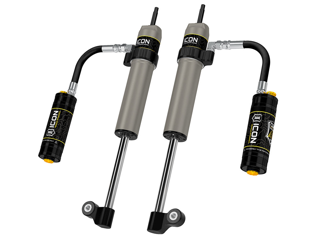ICON 2005-2023 Toyota Tacoma, Rear, V.S. 2.5 Aluminum Series RXT Shock Absorbers, Remote Reservoir w/ CDCV, Pair