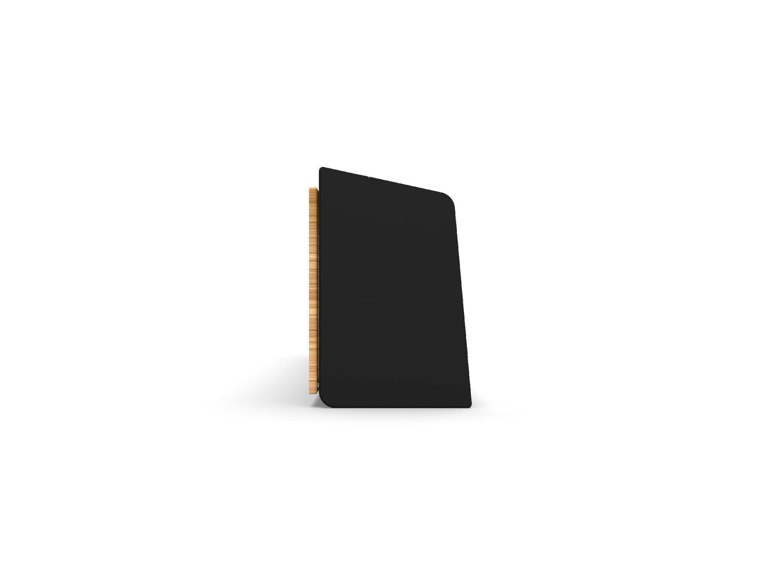 40" Shallow Upper Cabinet Black - Black Door