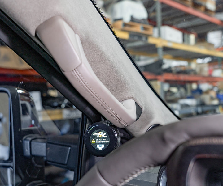 2025-26 Ford Super Duty Platinum E-Venture Touch Screen Mount - Suede A-pillar