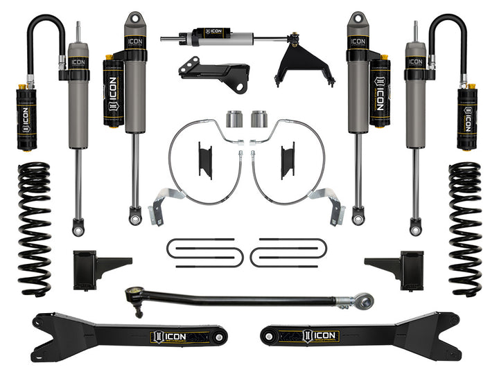 ICON 2023-2026 Ford F-250/F-350 Super Duty 4WD, Diesel, 4.5" Lift, Stage 5 Suspension System w/ Radius Arms