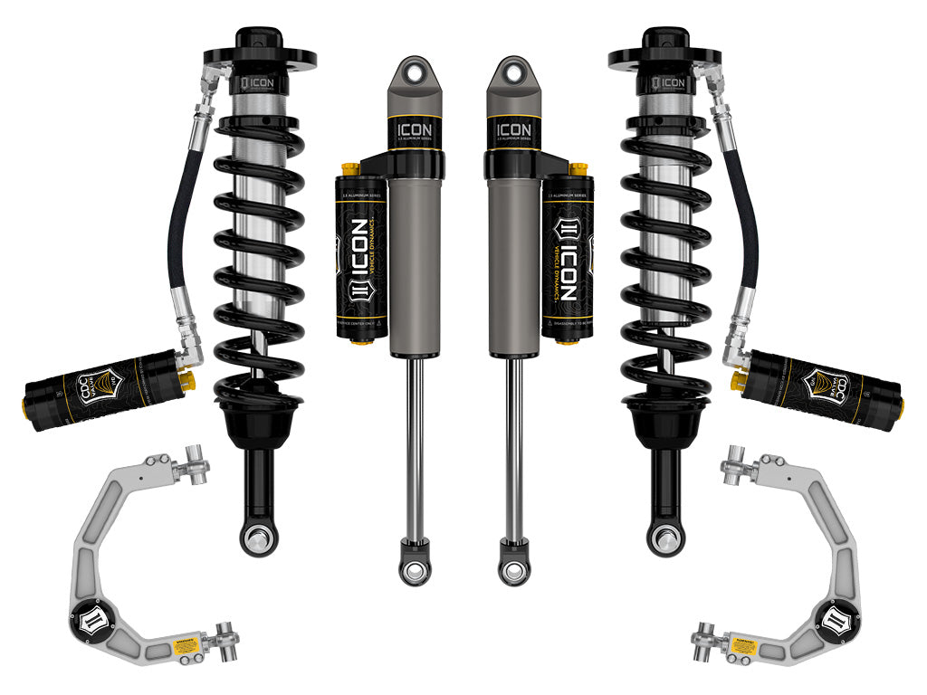 ICON 2021-2026 Ford F-150 Tremor, 2.5-3" Lift, Stage 4 Suspension System, Billet, CDCV