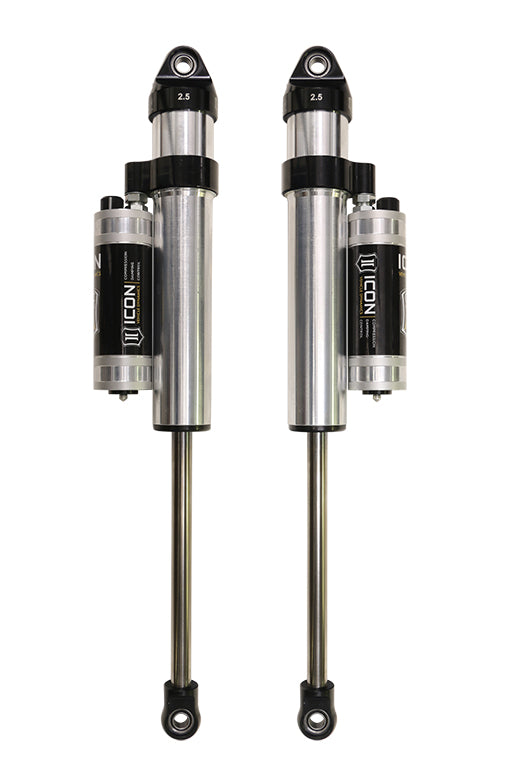 ICON 2004-2008 Ford F-150 2WD, 0-3” Lift, Rear, V.S. 2.5 Aluminum Series Shock Absorbers, Piggyback Reservoir w/ CDCV, Pair