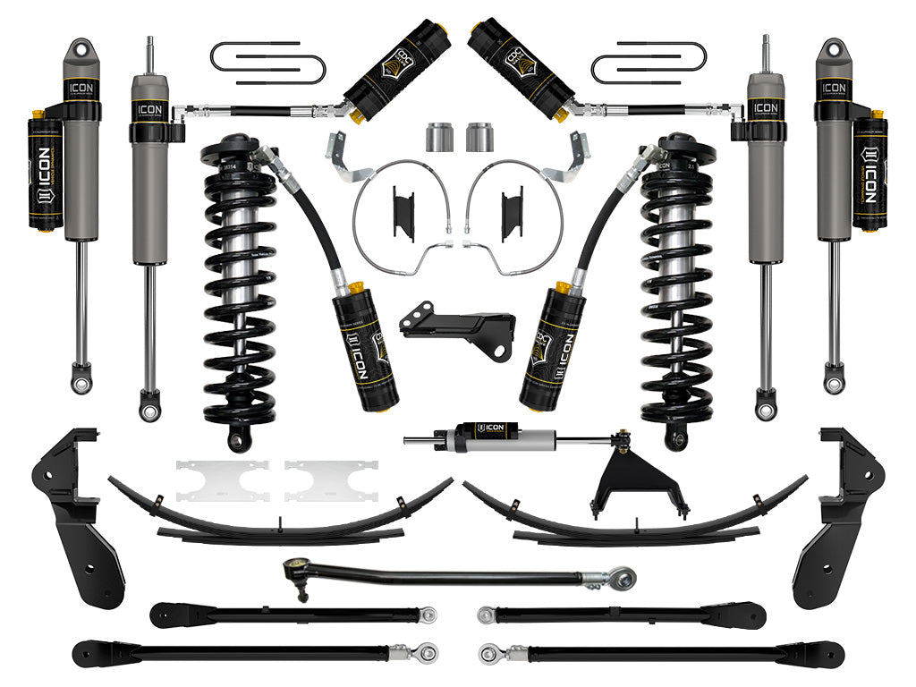 ICON 2023-2026 Ford F-250/F-350 Super Duty 4WD, 4-5.5" Lift, Stage 7 Coilover Conversion System w/ Expansion Packs