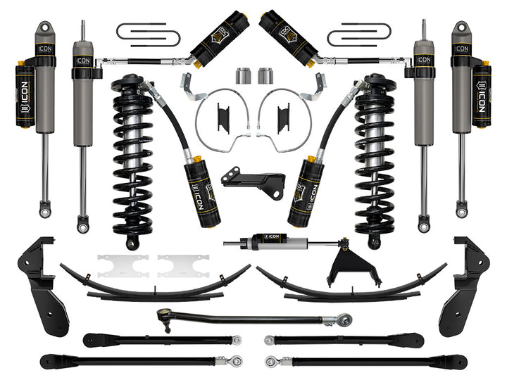 ICON 2023-2026 Ford F-250/F-350 Super Duty 4WD, 4-5.5" Lift, Stage 7 Coilover Conversion System w/ Expansion Packs