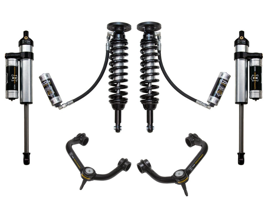 ICON 2009-2013 Ford F-150 2WD, 1.75-2.63" Lift, Stage 4 Suspension System, Tubular