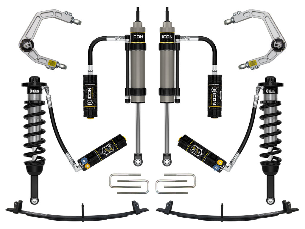 ICON 2005-2015 Toyota Tacoma 0-3.5" Lift/2016-2023 Tacoma 0-2.75" Lift, Stage 7 Suspension System, Billet, CDXS