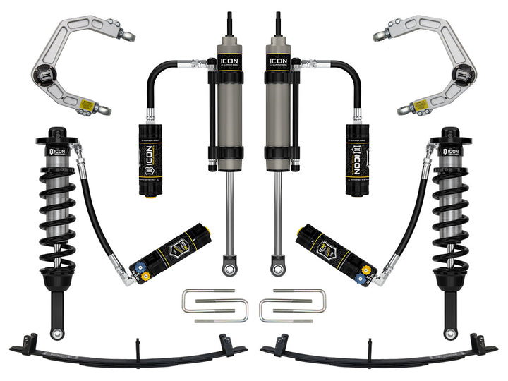 ICON 2005-2015 Toyota Tacoma 0-3.5" Lift/2016-2023 Tacoma 0-2.75" Lift, Stage 7 Suspension System, Billet, CDXS