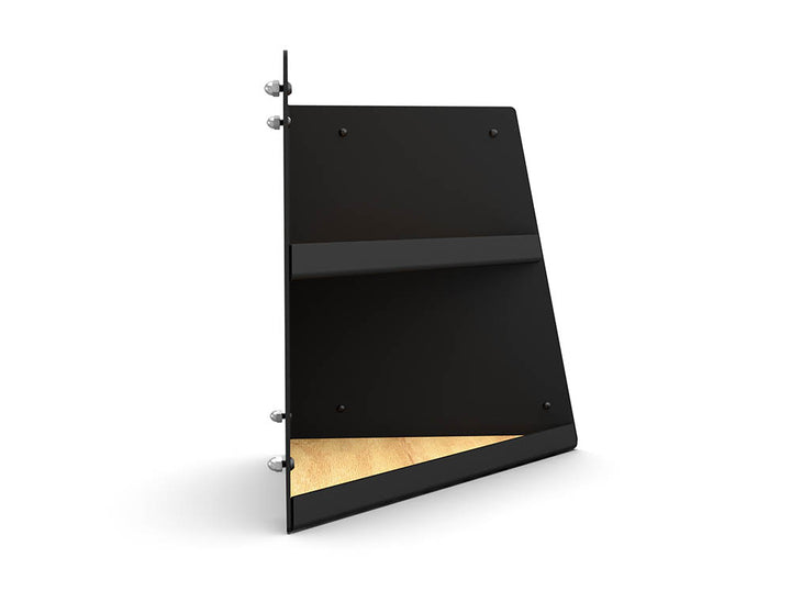 Right Hand Angled Shelf - Black