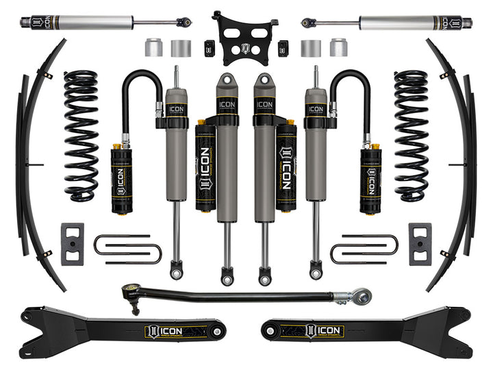 ICON 2023-2026 Ford F-250/F-350 Super Duty 4WD, Diesel, 2.5" Lift, Stage 5 Suspension System w/ Radius Arms and Expansion Packs