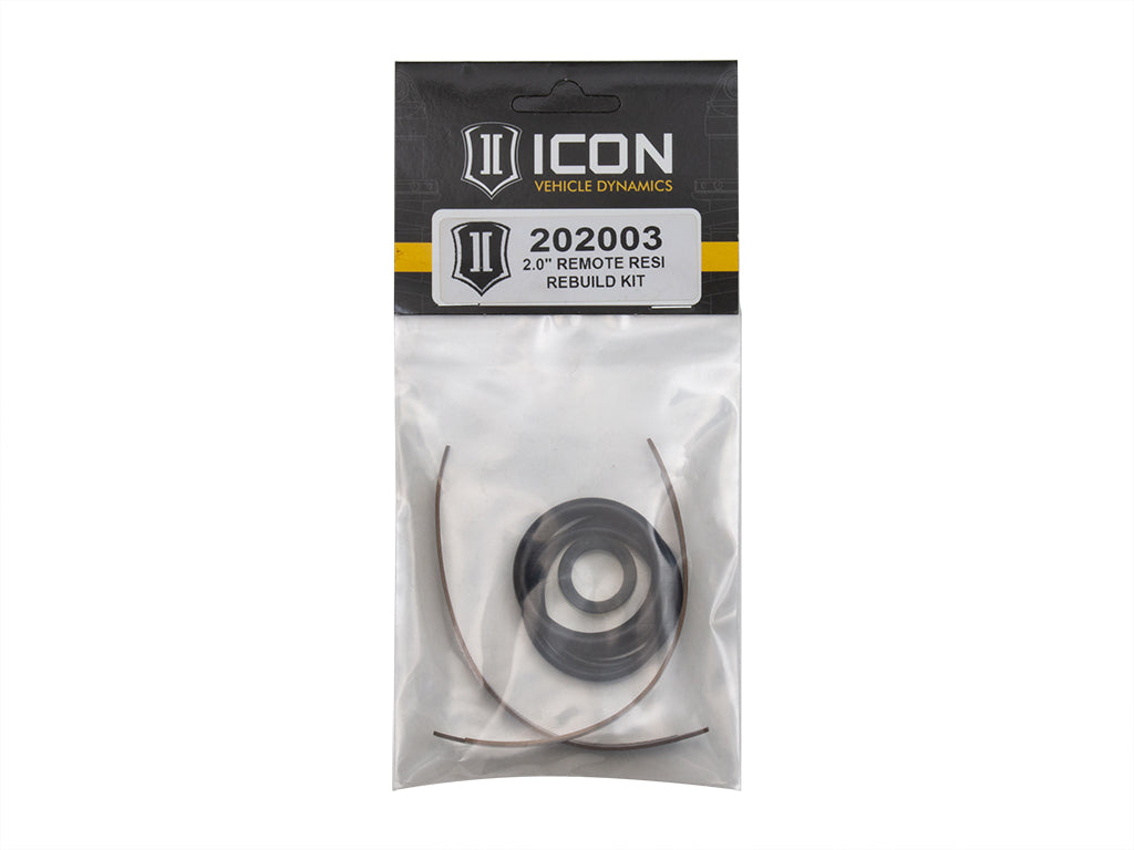 ICON 2.0 Aluminum Series Shock Absorber, Rebuild Kit, Remote Reservoir