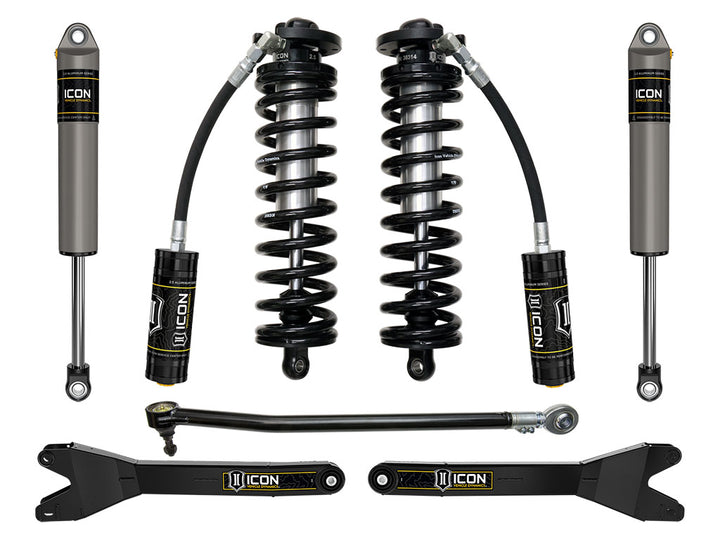 ICON 2023-2026 Ford F-250/F-350 Super Duty 4WD, 2.5-3" Lift, Stage 2 Coilover Conversion System w/ Radius Arms