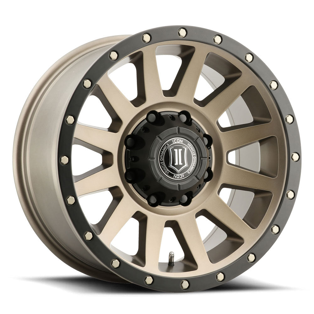 ICON Alloys Compression HD, Bronze, 18 x 9 / 8 x 180, 12mm Offset, 5.5" Backspace
