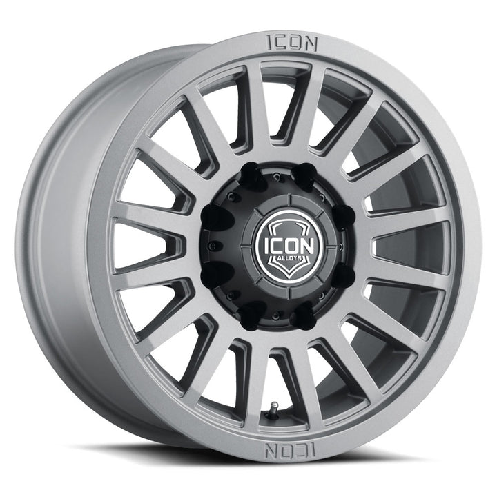 ICON Alloys Recon SLX, Charcoal, 18 x 9 / 8 x 6.5, 12mm Offset, 5.5" Backspace