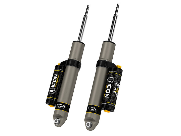 ICON 2014-2026 Ram 2500, 2" Lift, Rear, V.S. 2.5 Aluminum Series Shock Absorbers, Piggyback Reservoir w/ CDCV, Pair